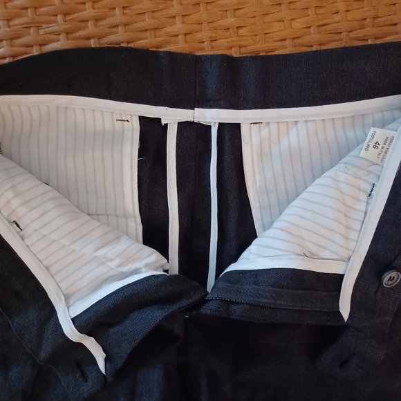 NWT Primo Emporio Men Shorts 100% Linen Sz EU46 Bermuda Black Made‎ in Italy NWT - Picture 7 of 12